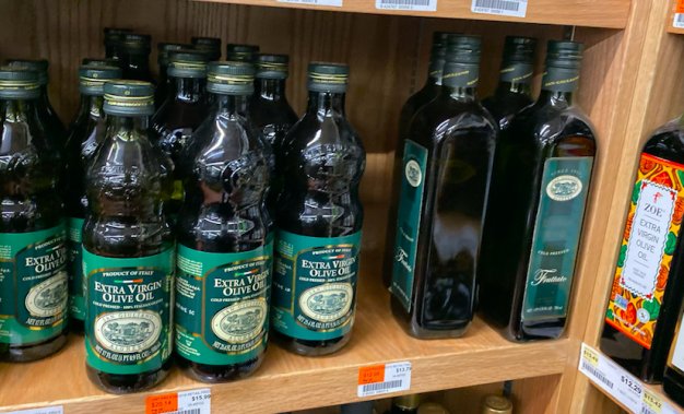 Olive Oil stocked in Italy