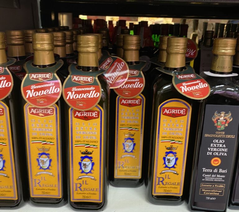 Olive Oil stocked in Italy. Update of 31 January 2021