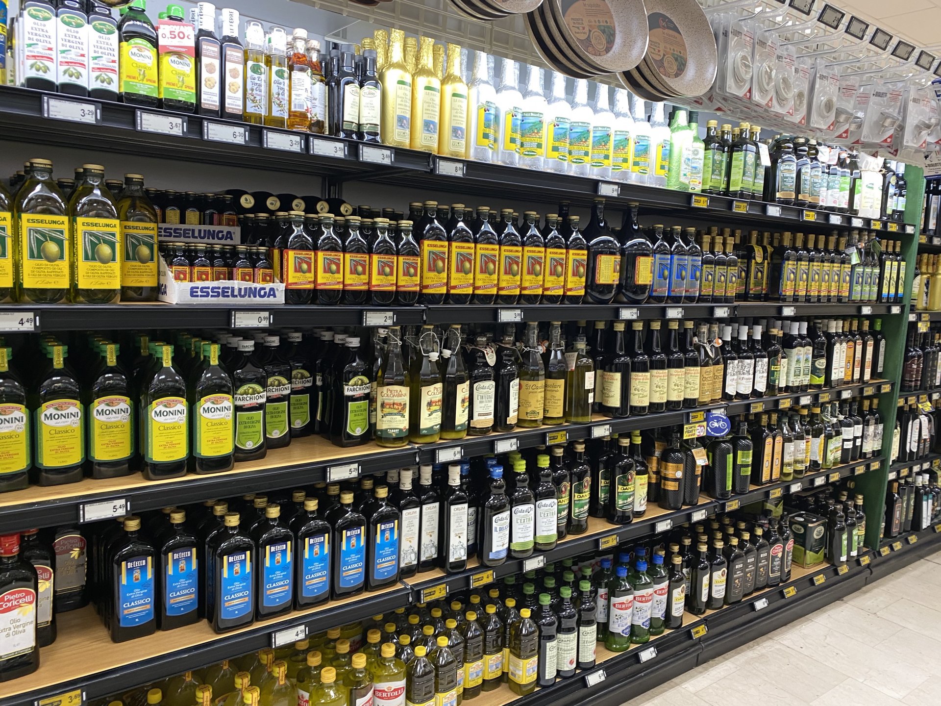 Olive Oil stocked in Italy. Update of 28 February 2021
