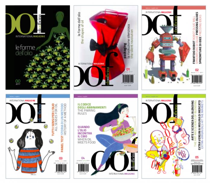Eccole, le cinque copertine (più una) di OOF International Magazine