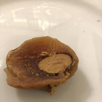 Predessert: fico secco con mandorla