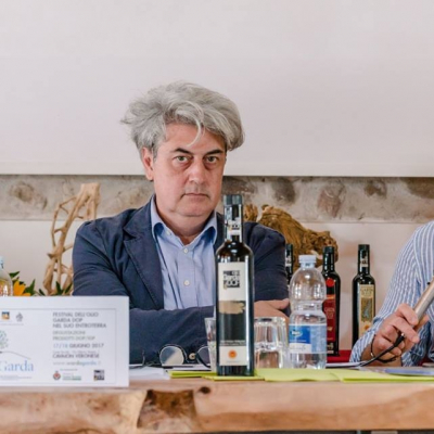 Luigi Caricato, a sinistra, con Matteo Felter, Chef del Grand Hotel Fasano di Gardone Riviera 