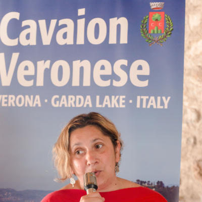 Il sindaco di Cavaion Veronese Sabrina Tramonte