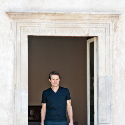 Willem Dafoe alla finestra di Casa Menotti - 2013 © Fabian Cevallos