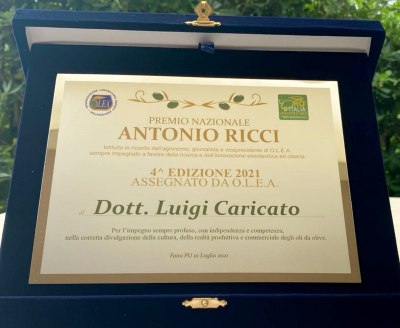 Un Premio a Luigi Caricato nel nome di Antonio Ricci