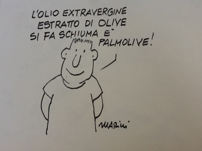 Una vignetta di Valerio Marini