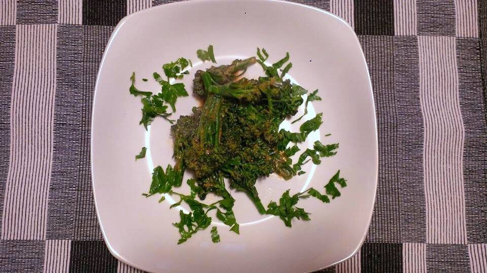 Broccoli e cipolla egiziana ligure
