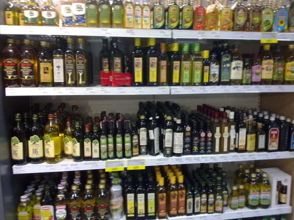 Import-export olio da olive