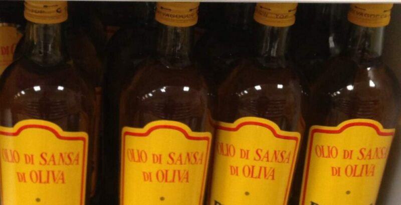 Anno nero per l’olio di sansa