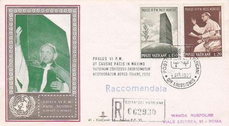 I francobolli di Paolo VI