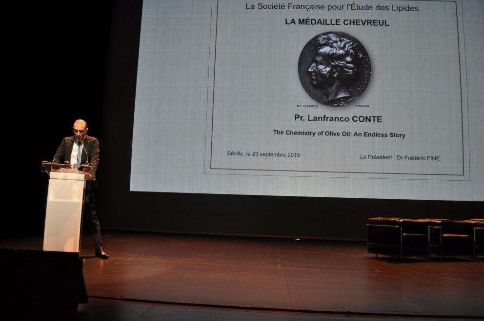 La Medaille Chevreul conferita al professor Lanfranco Conte