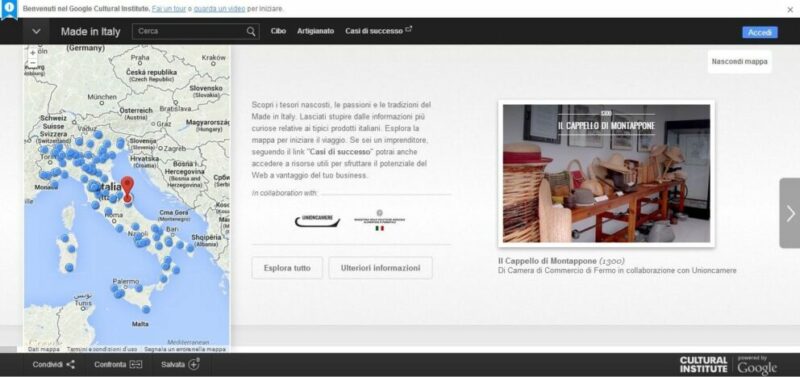 Google per il made in Italy