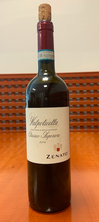 Il vino della settimana è il Valpolicella Classico Superiore di Zenato