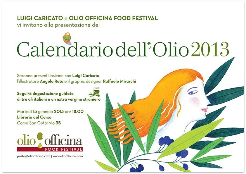 Il Calendario dell’olio 2013, parla Raffaele Mirarchi