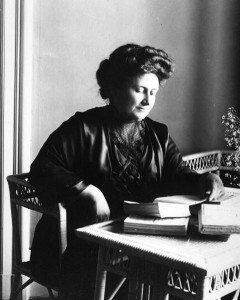 Con l’olio in cucina, pensando a Maria Montessori