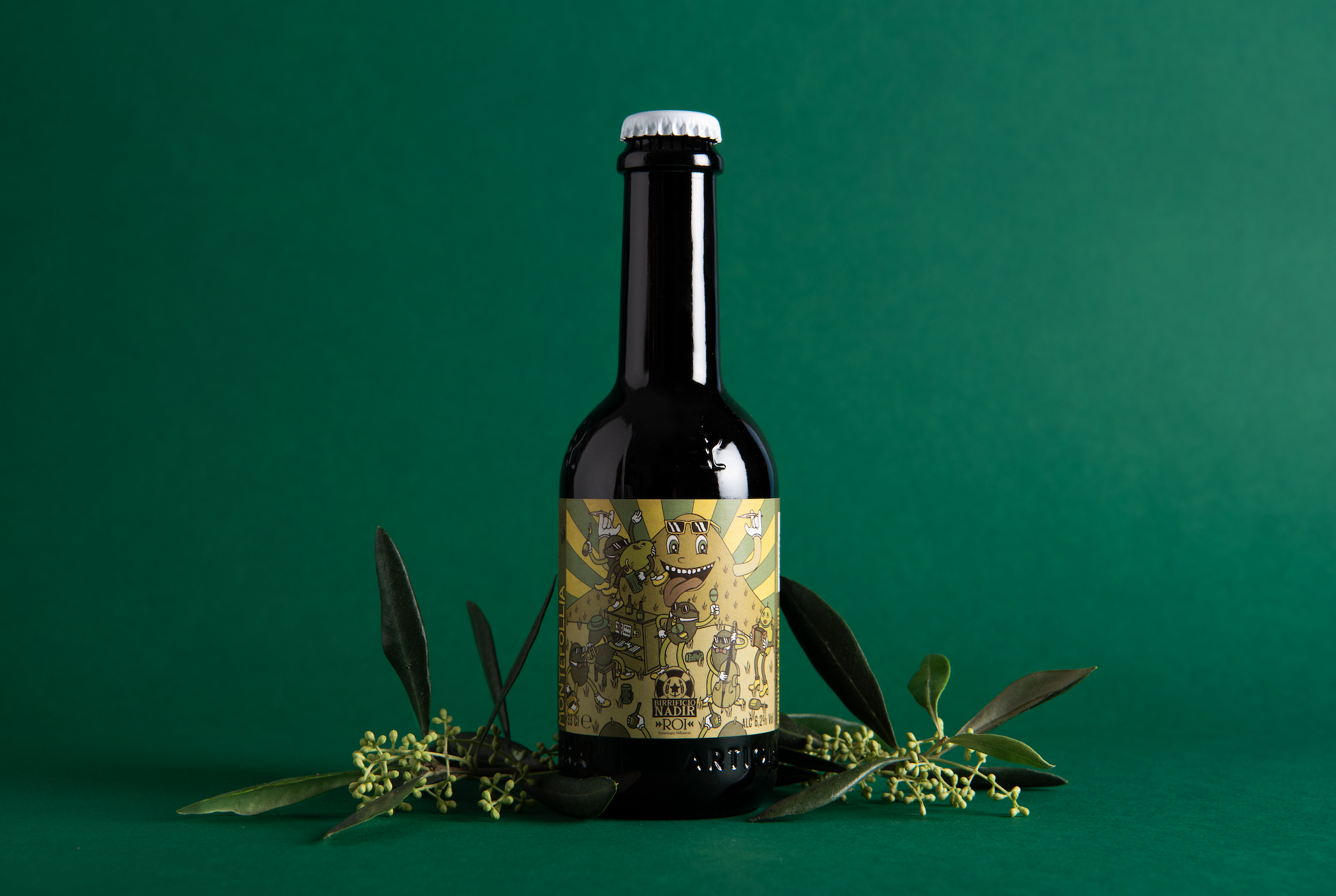Si chiama “Montefollia” e ha radici liguri: la particolare birra alle foglie d’olivo