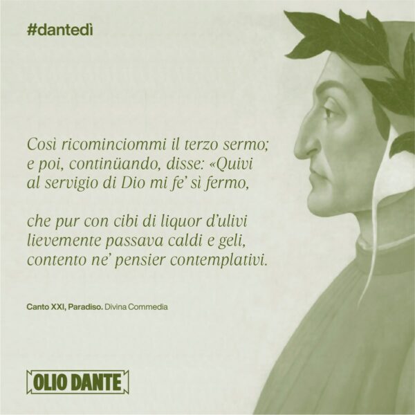 Perché Dante Alighieri viene associato all’olio di oliva?
