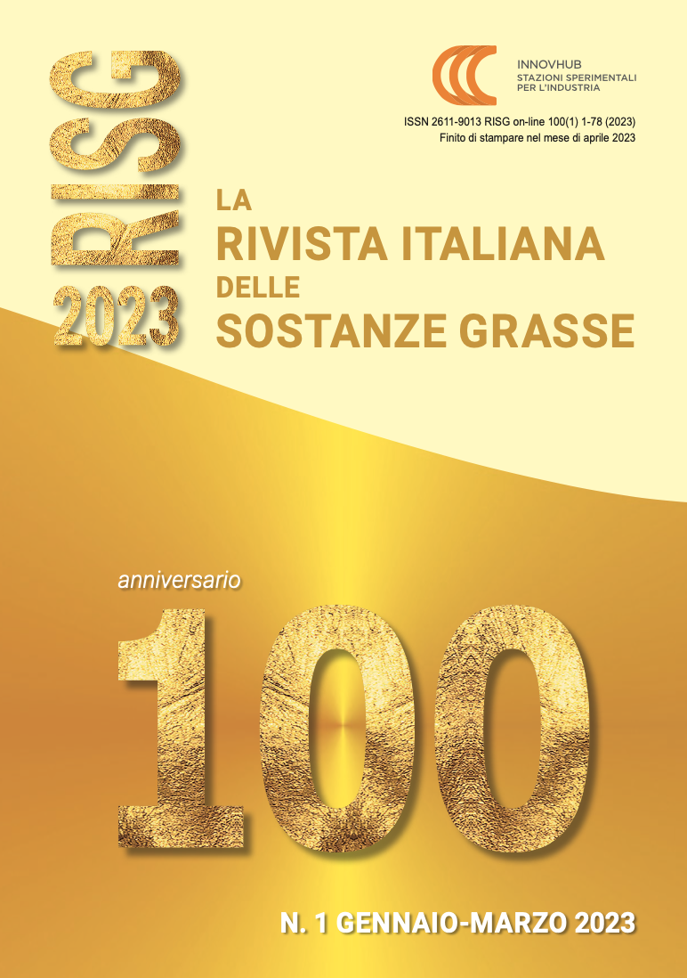 Rivista Italiana Sostanze Grasse 