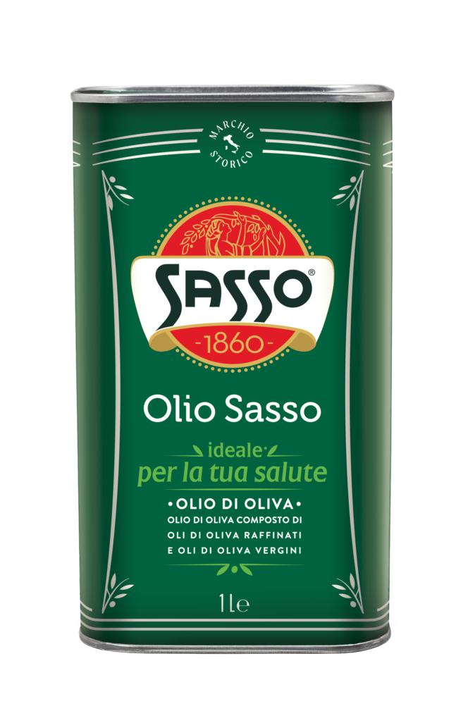 L’iconica lattina verde di Olio Sasso in una veste rinnovata