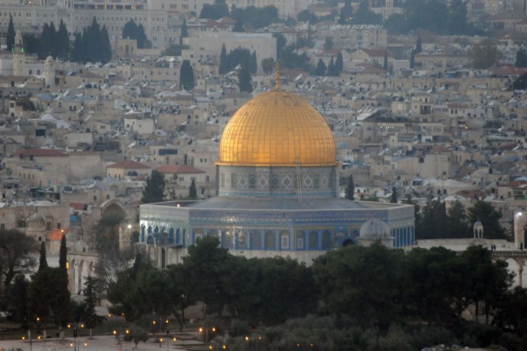 Gerusalemme moschea al tramontoDSC_6894