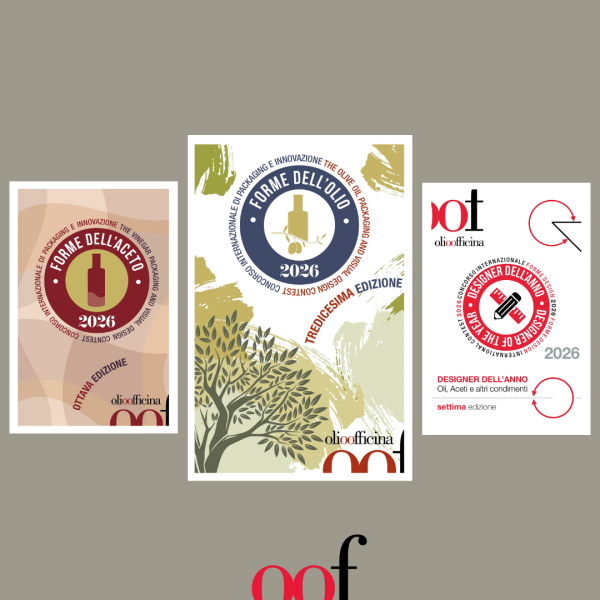 Forme dell’Olio, Forme dell’Aceto, Forme Design-Designer dell’anno 2026. Si parte